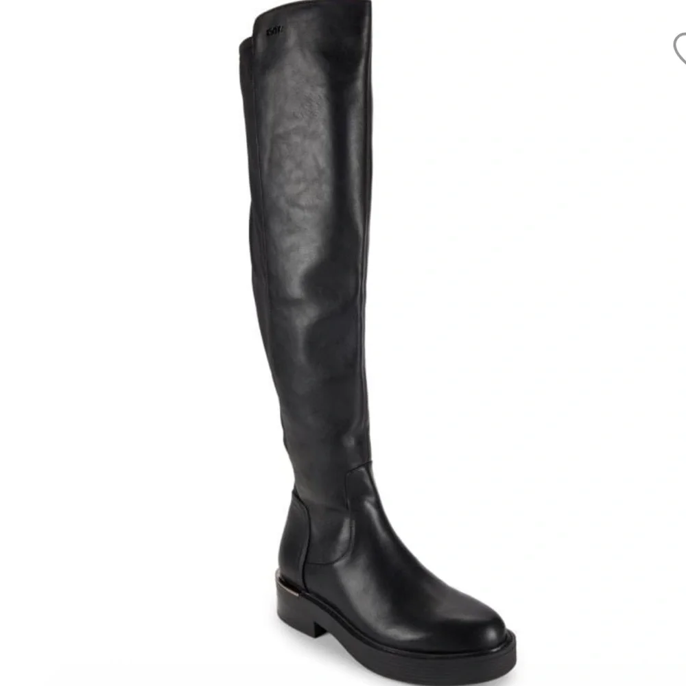 🌸DKNY🌸 Winsloe Platform Over The Knee Boots In Black Size: 5M